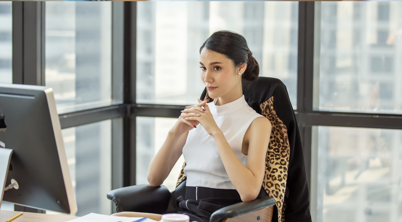 Professional businesswoman at modern office